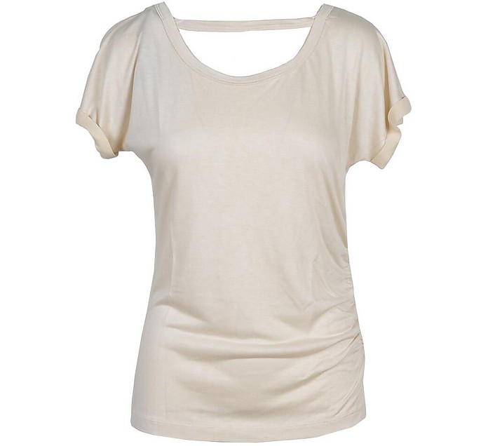 Women's Beige T-Shirt - Pinko