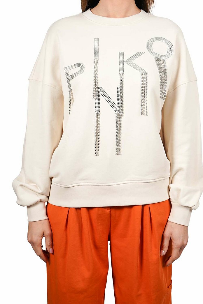 Women's Beige Sweatshirt - Pinko