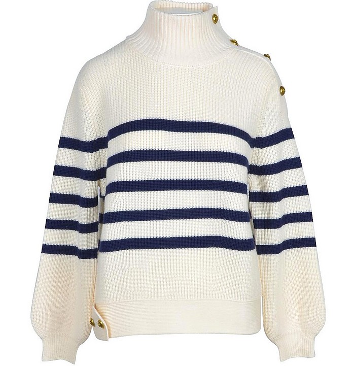 Women's White / Blue Sweater - Pinko