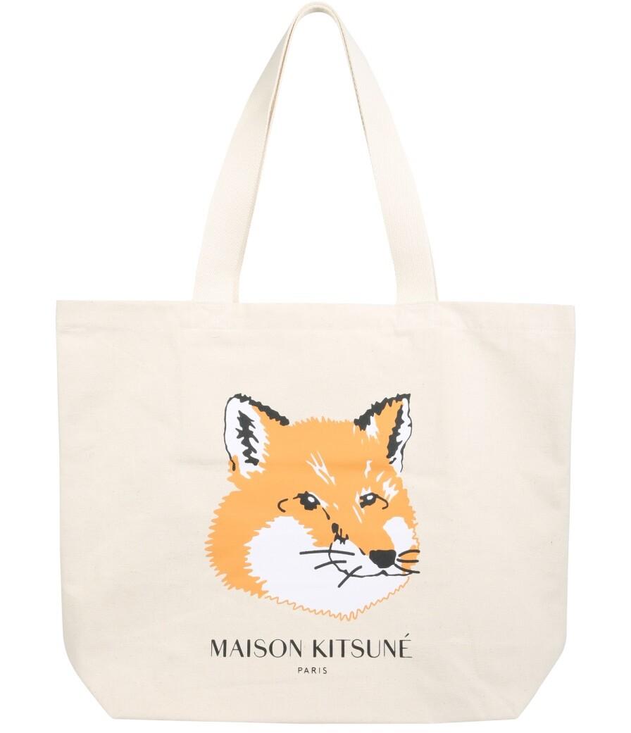 Maison Kitsuné Fox Head Shopping Bag at FORZIERI