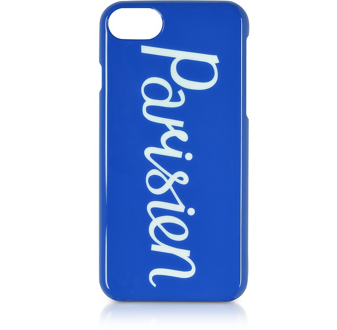 Housse de Protection pour iPhone 7/8 en Plastique Résistant Bleu Royal - Maison Kitsuné