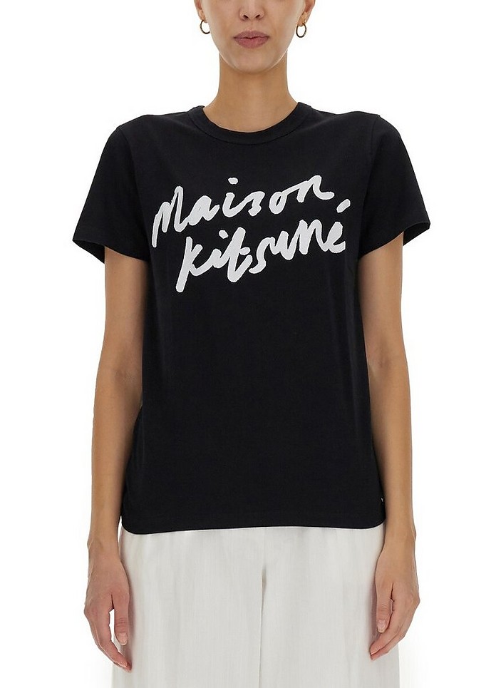 Handwriting Logo T-Shirt - Maison Kitsuné