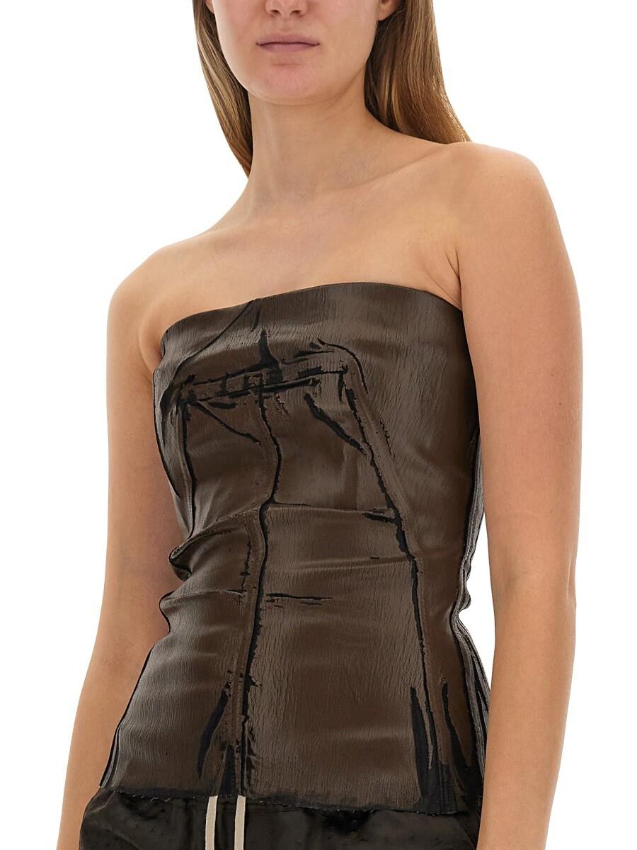 Rick Owens Top Bustier 42 IT at FORZIERI