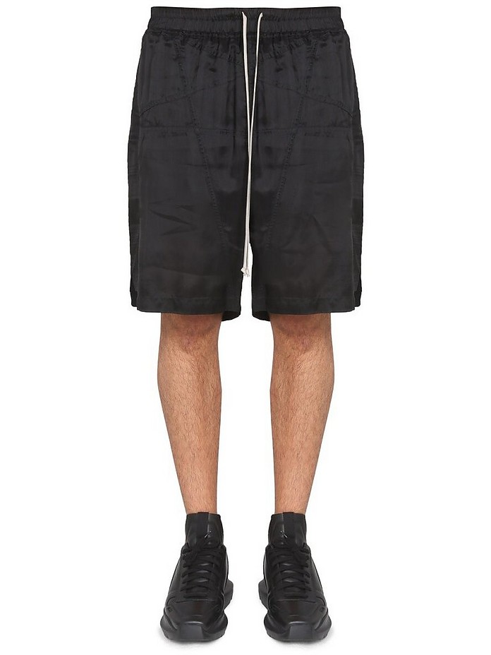 Rick Owens Penta Boxer Shorts In Cupro 48 IT at FORZIERI