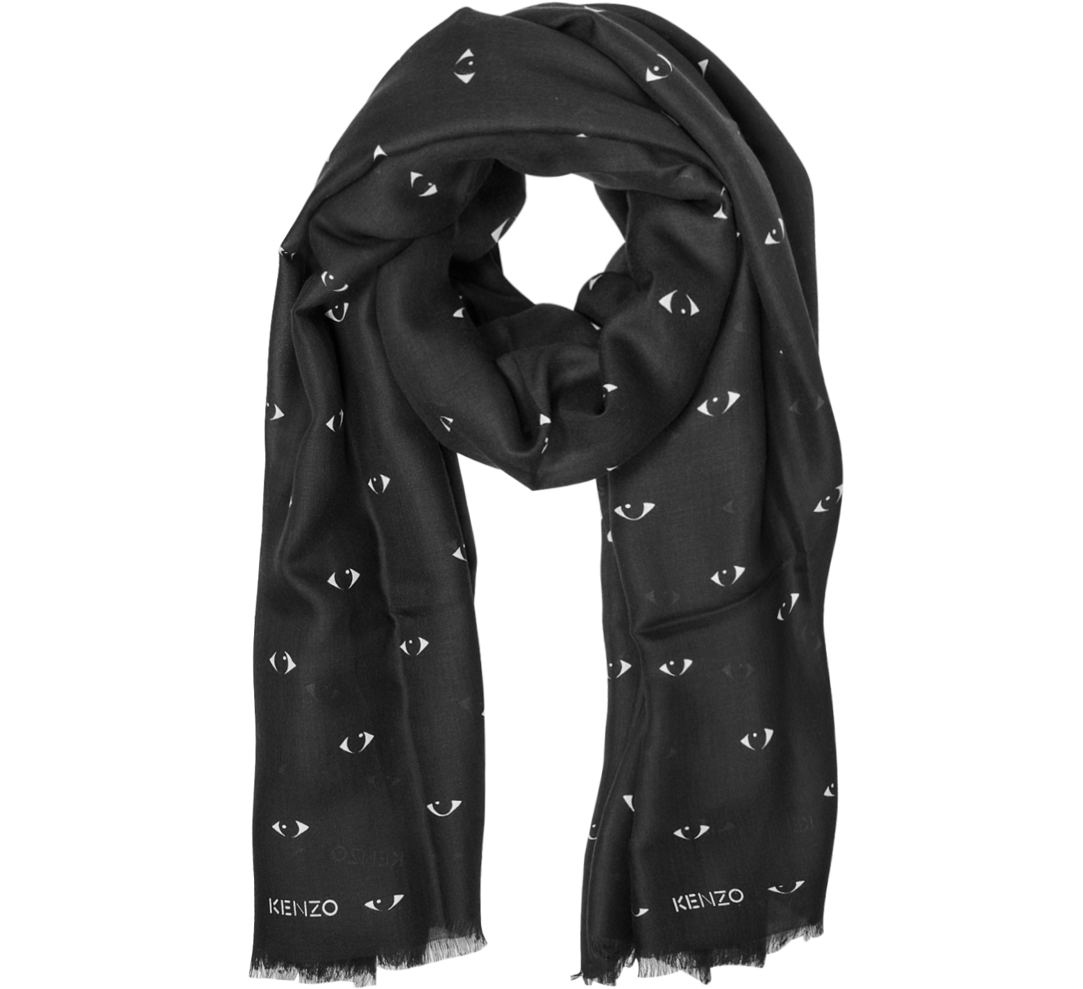 Kenzo All Over Eye Printed Scarf at 