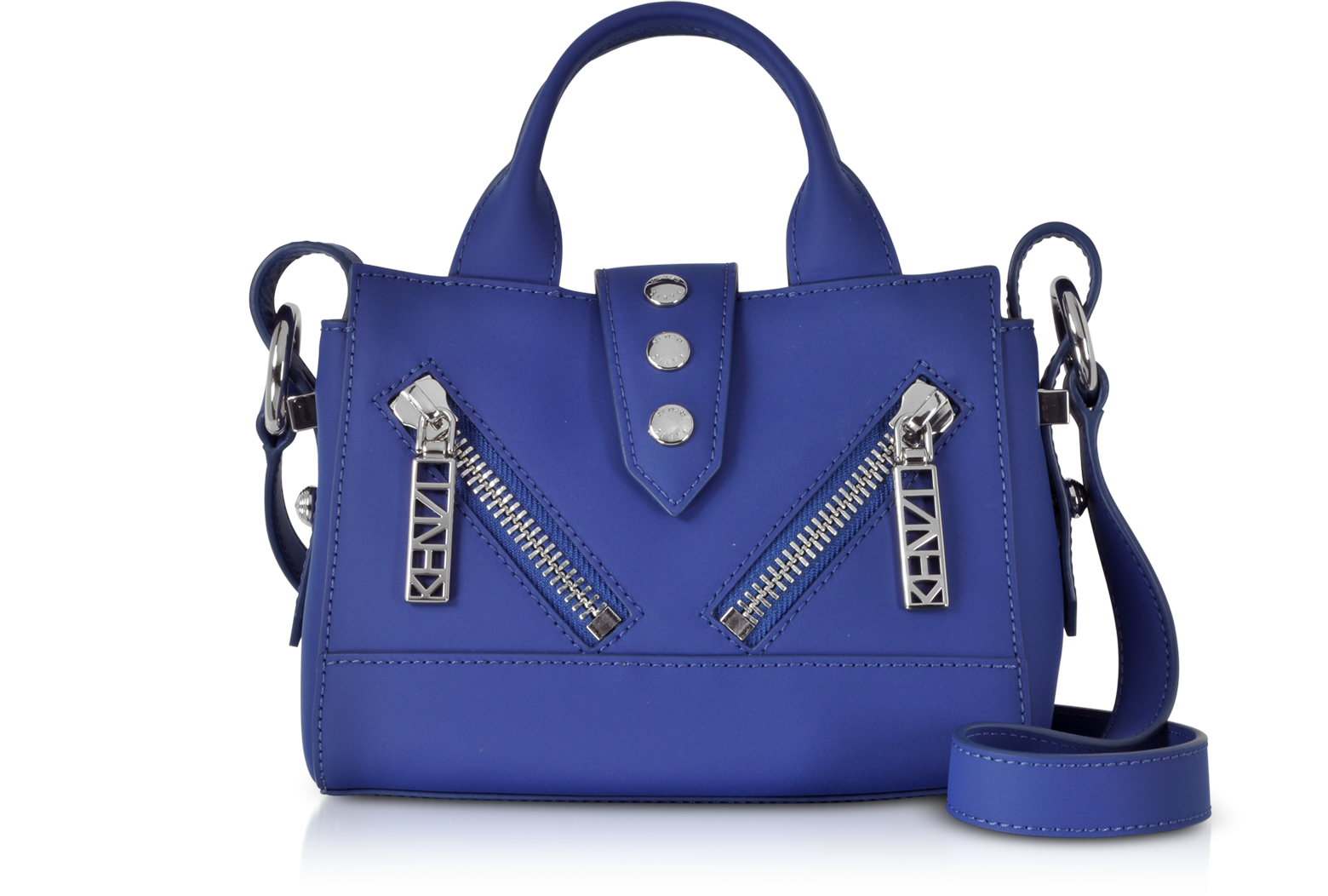 Kenzo Cobalt Blue Gommato Leather 