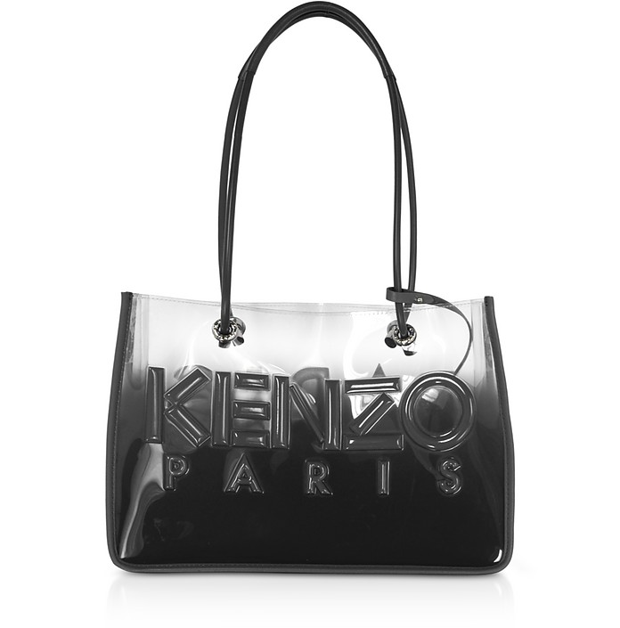 Kombo Shopping Bag Trasparente con Logo - Kenzo