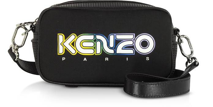 Black Neoprene Kombo Crossbody Bag - Kenzo