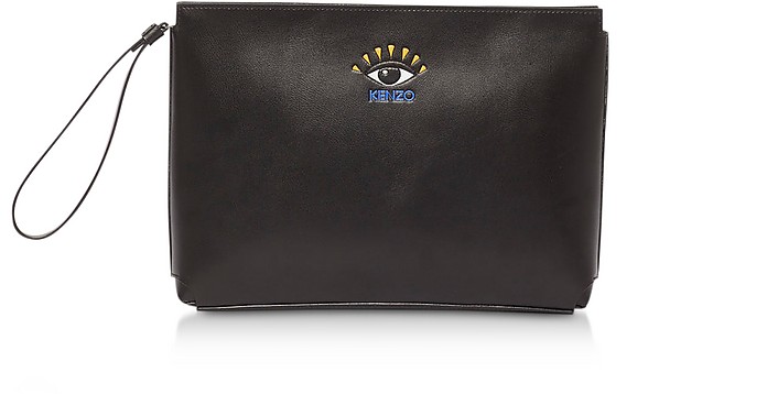 Cut Out Leather Gusset Pouch - Kenzo