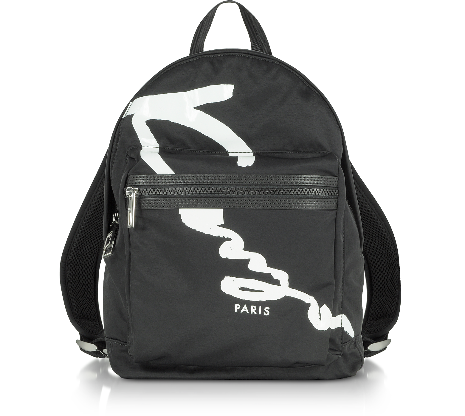 Kenzo Kenzo Signature Black Fabric Medium Backpack at FORZIERI