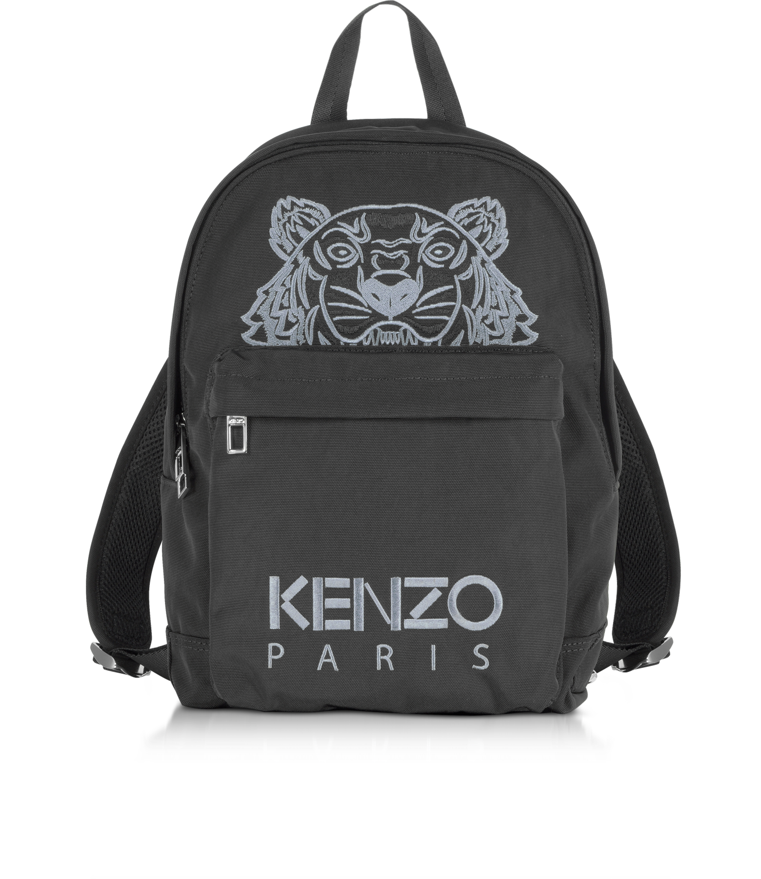 Black Canvas Medium Tiger Backpack 