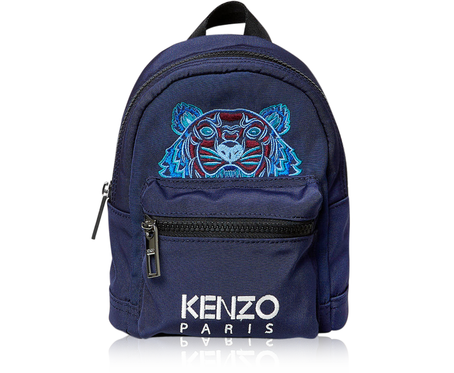 Kenzo Blue Mini Tiger Canvas Backpack 