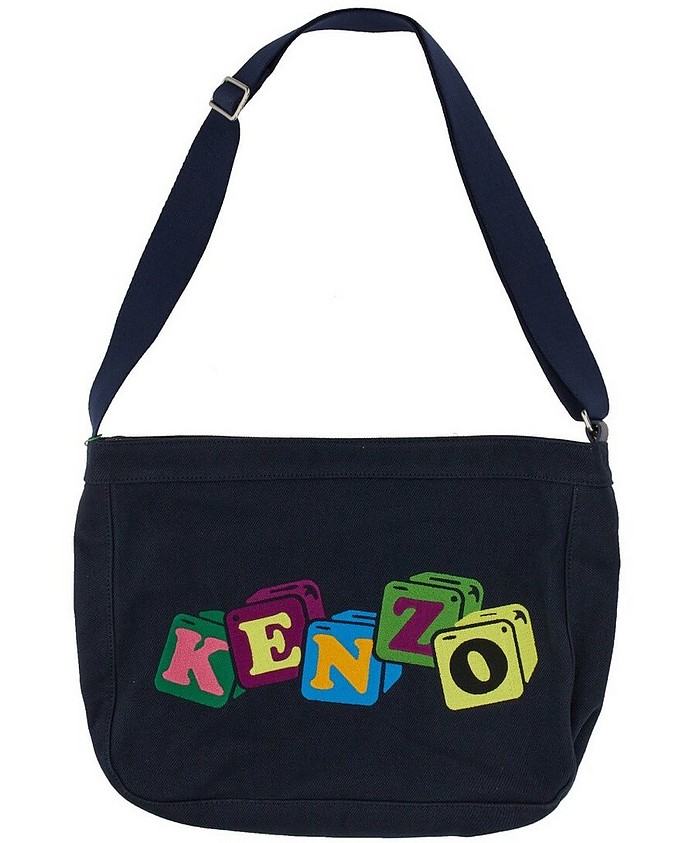 Shoulder Bag With Embroidery - Kenzo