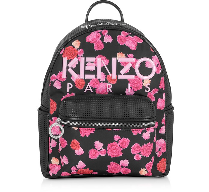Kenzo Begonia Rose Zaino con Logo - Kenzo