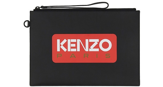 Clutch With Logo - Kenzo