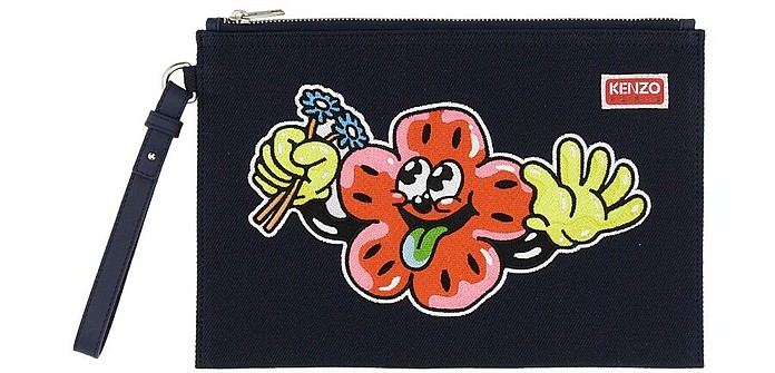 Clutch With Embroidery - Kenzo