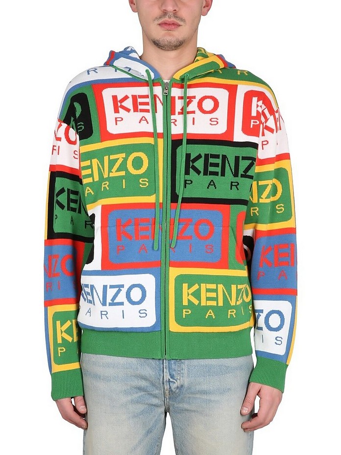"Kenzo Label" Knit Sweatshirt - Kenzo