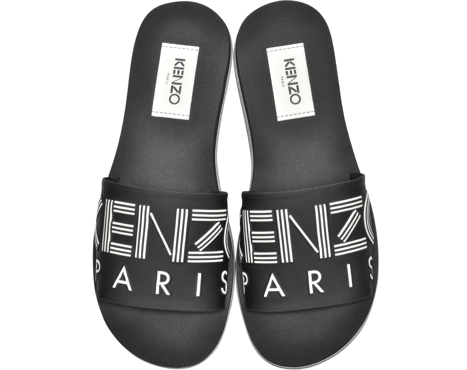Kenzo Black Neoprene Men's Sandals 40 