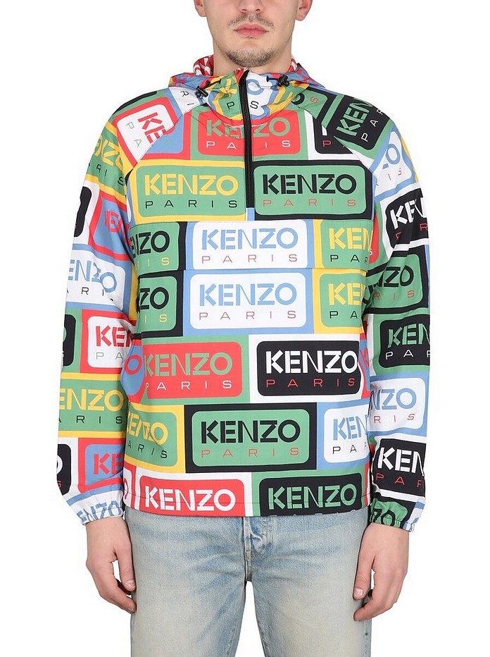 "Kenzo Labels" Windbreaker Jacket - Kenzo