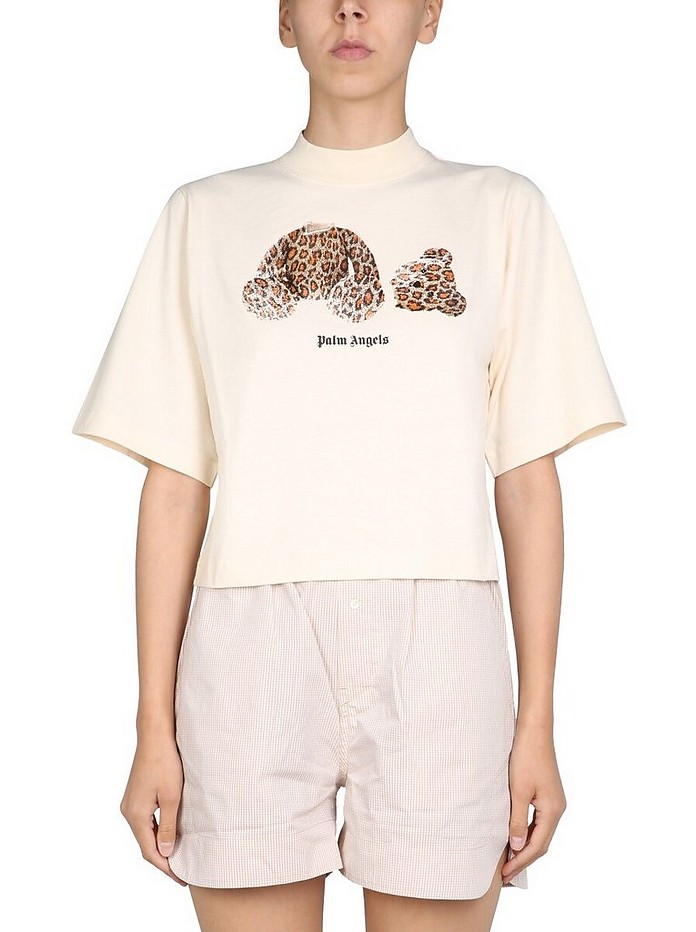 "Leopard Bear" T-Shirt - Palm Angels