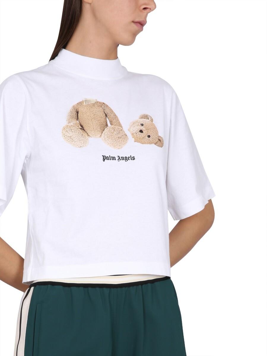Bear print T-shirt Palm Angels