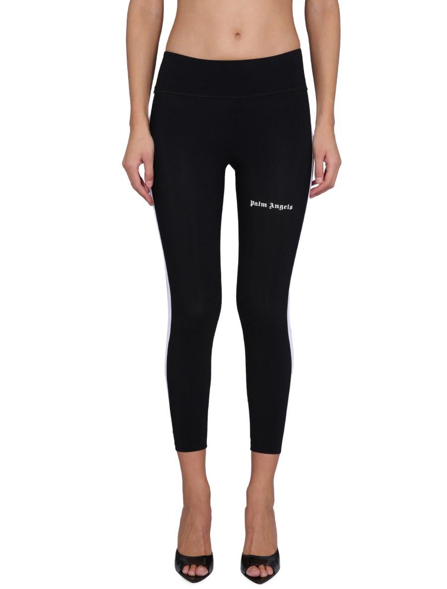 Palm Angels Palm Angels Leggings With Contrasting Side Bands