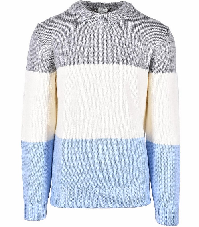 Men's Multicolor Sweater - Luigi Borrelli Napoli