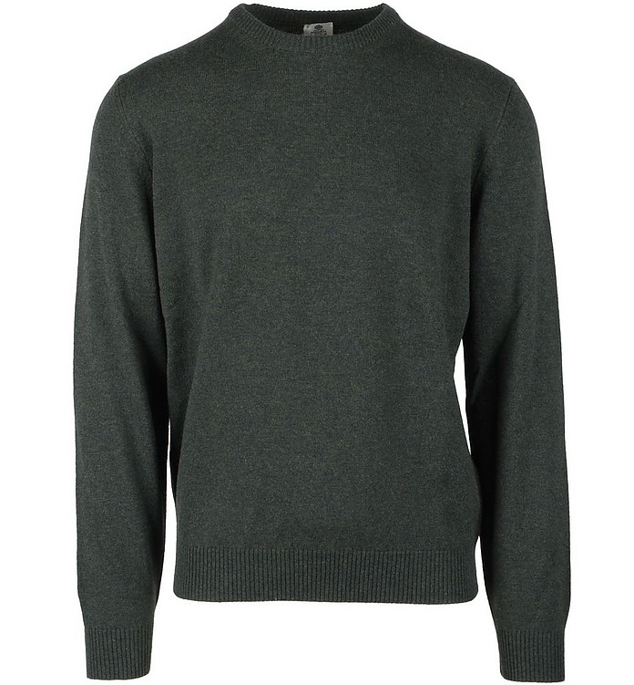 Men's Green Sweater - Luigi Borrelli Napoli