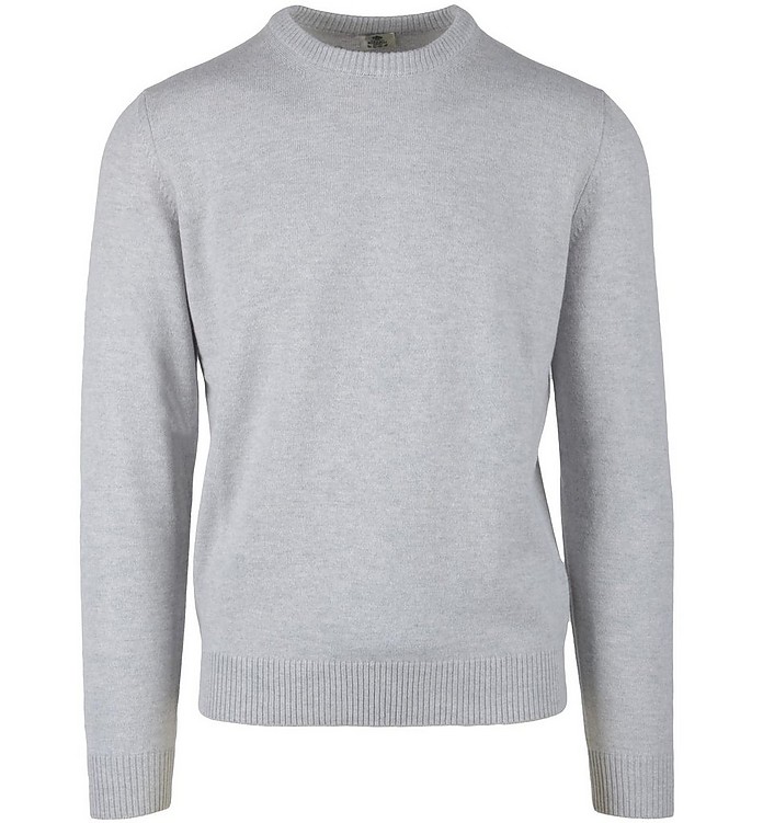 Men's Gray Sweater - Luigi Borrelli Napoli