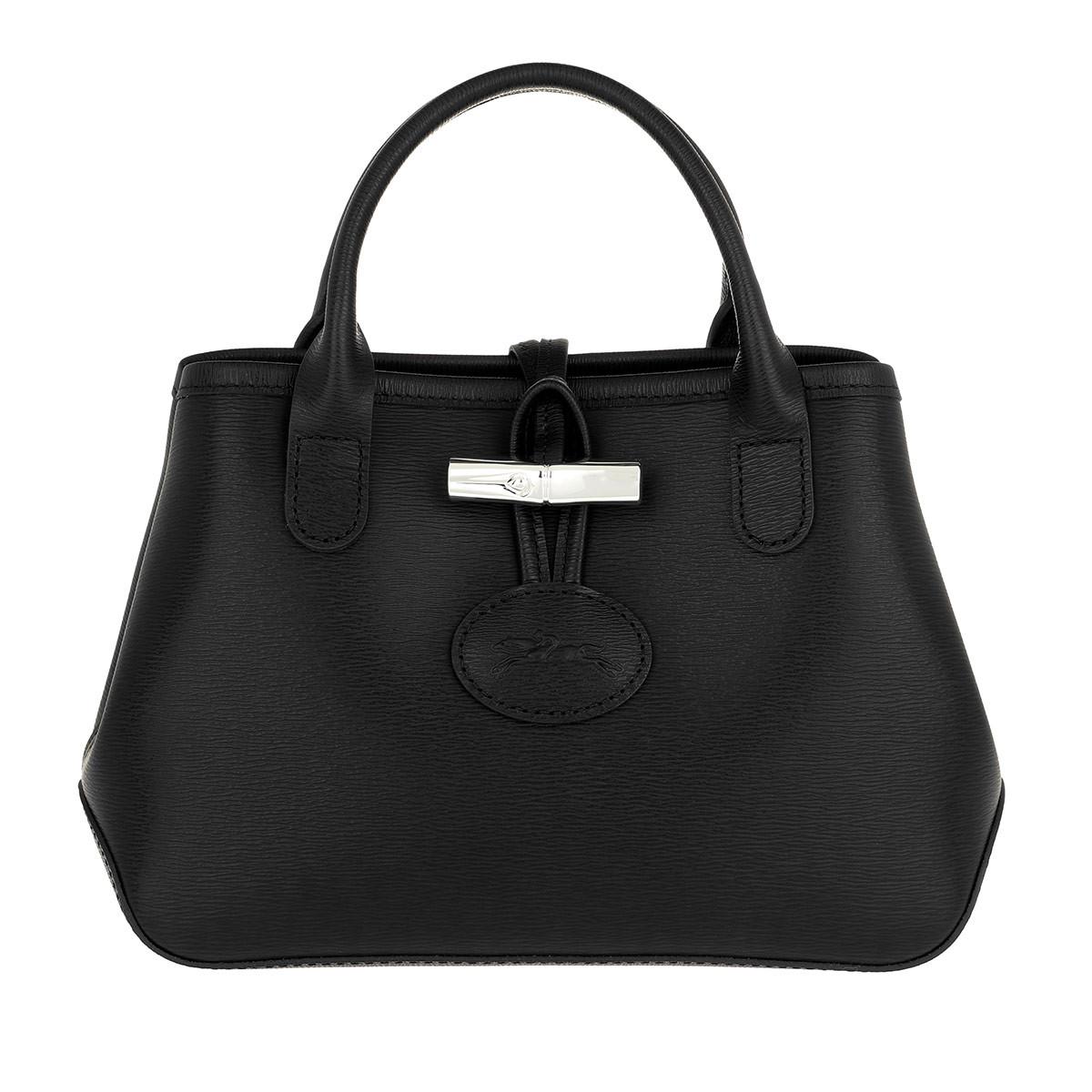 Longchamp Roseau Crossbody Bag Leather Black at FORZIERI