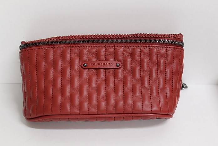 Amazone Red Quilted Leather Belt Bag - Longchamp / V