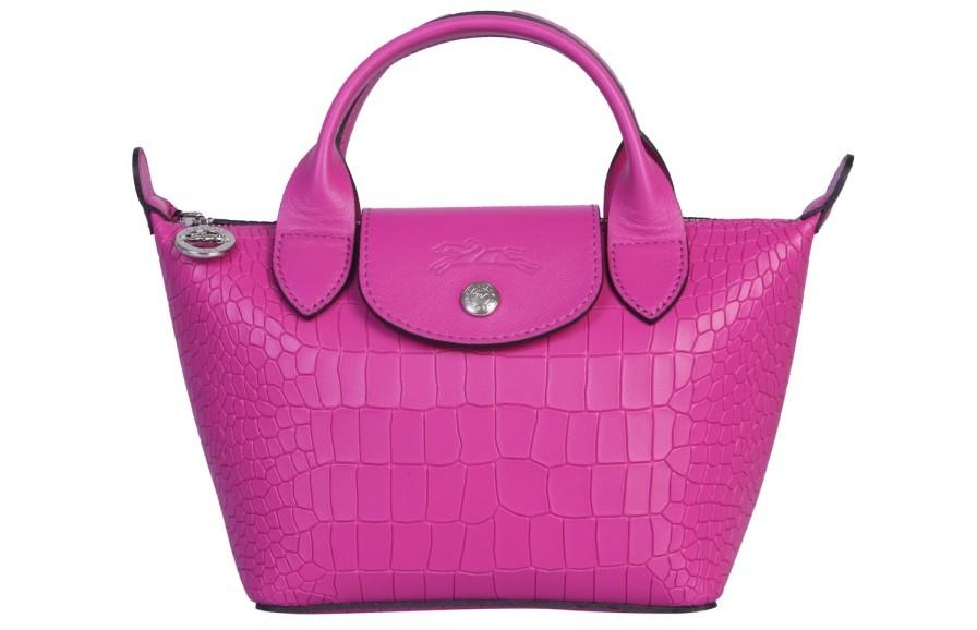 pink longchamp bag