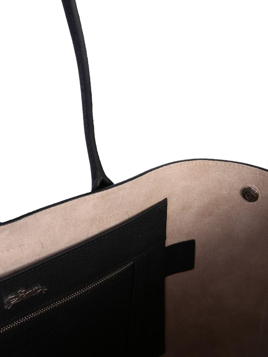 Longchamp Roseau Leather Tote Bag at FORZIERI