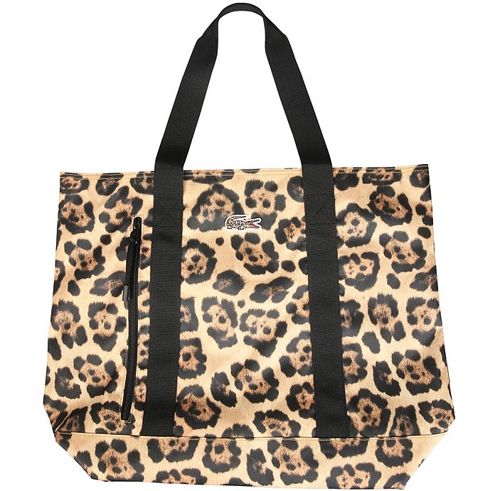 Shopper Bag With Animal Print - Lacoste