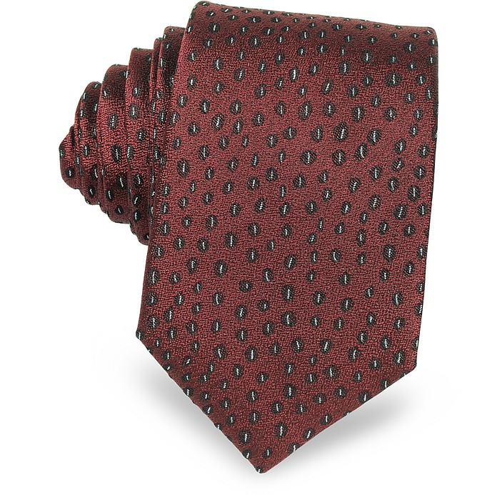 Abstract Krawatte aus gewobener Twillseide - Lanvin