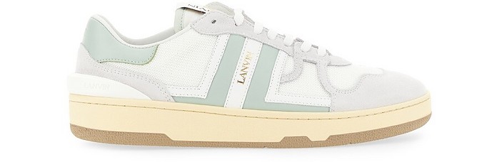 Mesh, Suede And Nappa Leather Sneaker - Lanvin