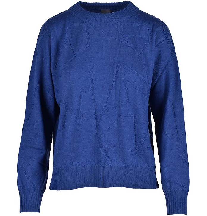 Women's Blue Sweater - Lorena Antoniazzi