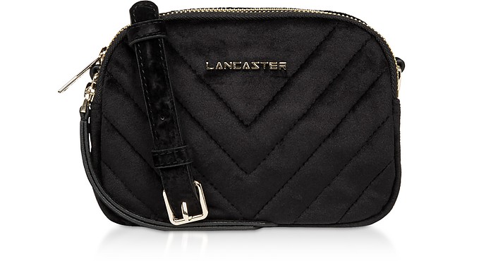 Quilted Velvet Couture Mini Camera/Belt Bag - Lancaster Paris