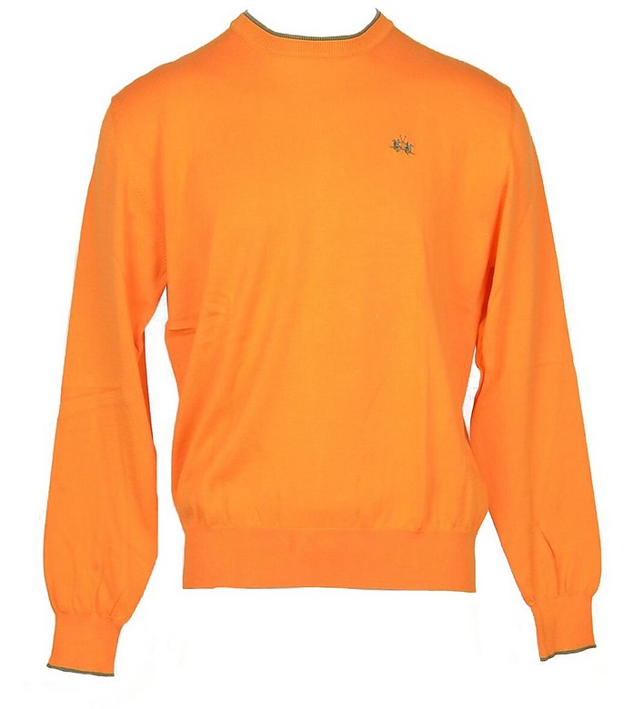La Martina Knitwear Men's Orange Sweater