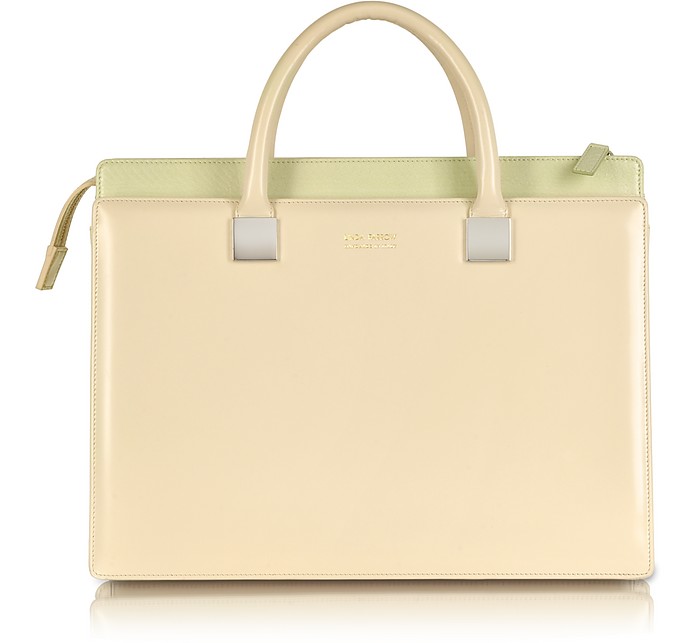 Anniversary Ayers and Leather Tote - Linda Farrow