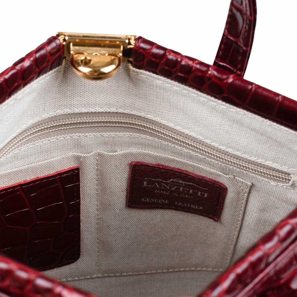 Lanzetti Priscilla Top Handle Handbag