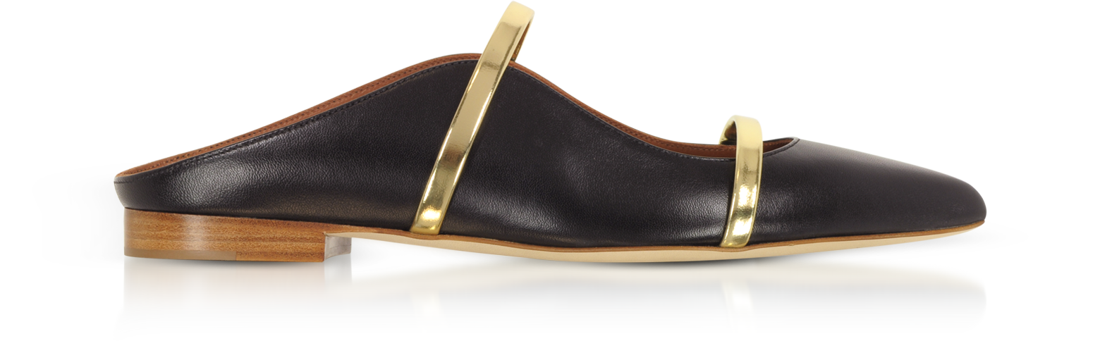malone souliers black and gold