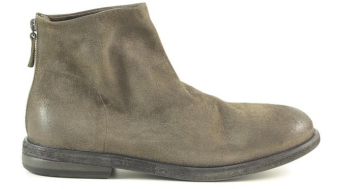 Taupe Suede Men's Booties - Marsell