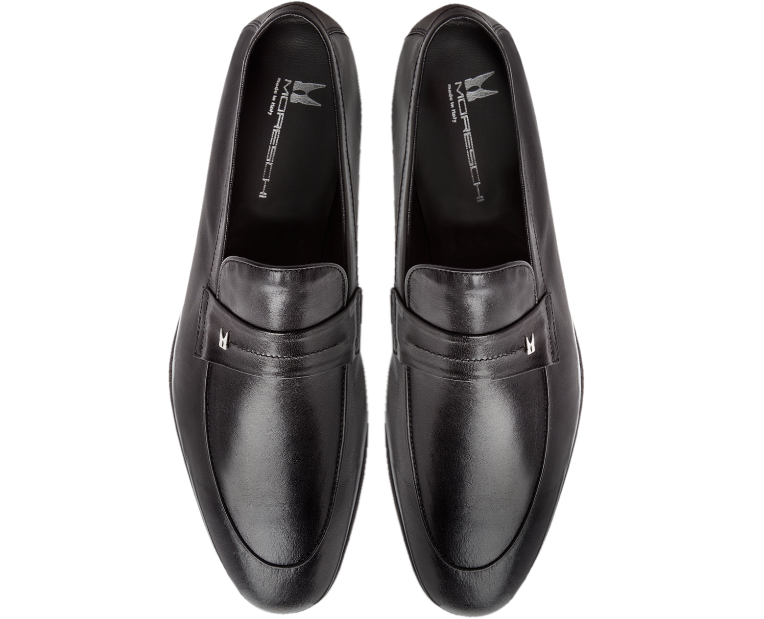 Moreschi Brisbane Black M Kangaroo Leather Loafer Shoes 8.5 (9.5 US | 8 ...