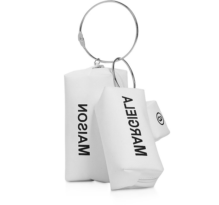 Three White Camera Bags w/ Metal Handle - MM6 Maison Martin Margiela