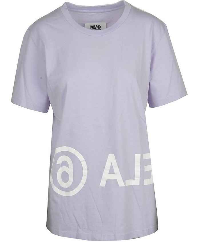Women's Lilac T-Shirt - MM6 Maison Martin Margiela