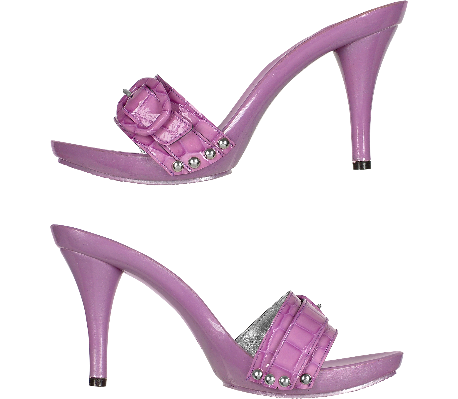 Mascha Buckle Croco Purple Sandal Slide Shoes 6.5 US | 4 UK | 37 EU at ...