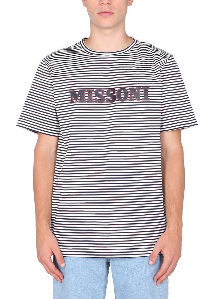 Missoni T-Shirt With Rubber Logo M at FORZIERI