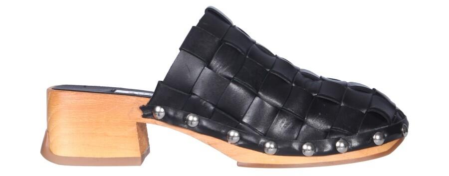 【miista】Arlene Clogs in Black Leather