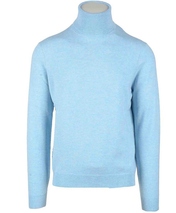 Men's Sky Blue Sweater - Malo Optimum
